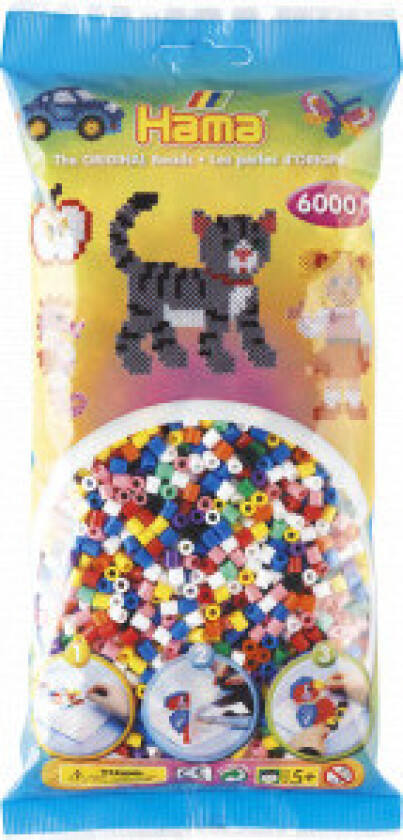 Midi-perler 205-00 Mix 00 - 6000 stk.