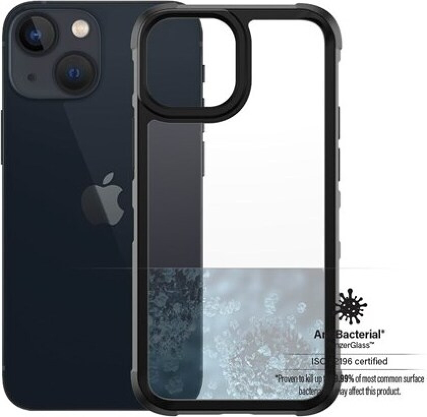 Apple iPhone 13 mini AntiBacterial Bulky ClearCase - Black