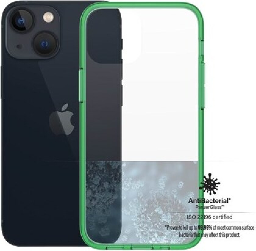 Apple iPhone 13 mini AntiBacterial ClearCase - Lime