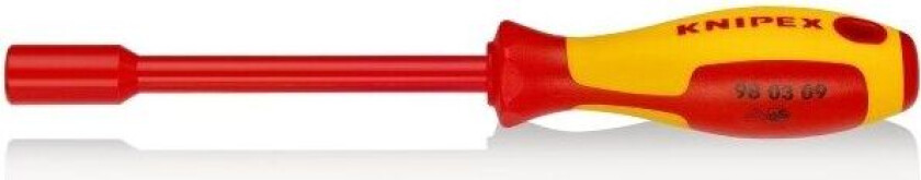 Stikknøkkel, med skrutrekker-grep