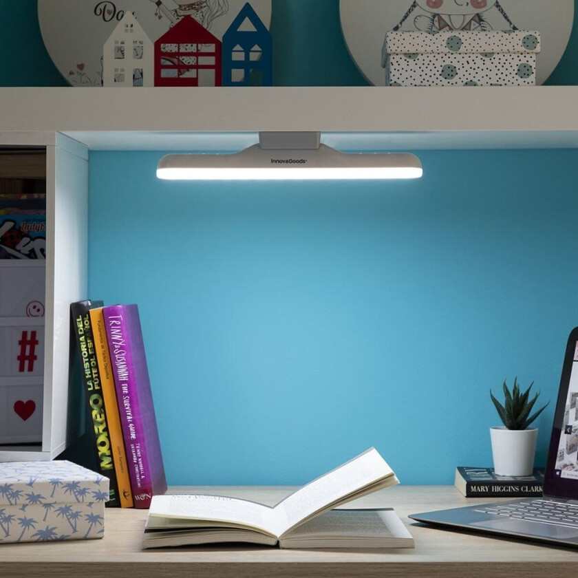 Praktisk oppladbar LED lampe med Magnet