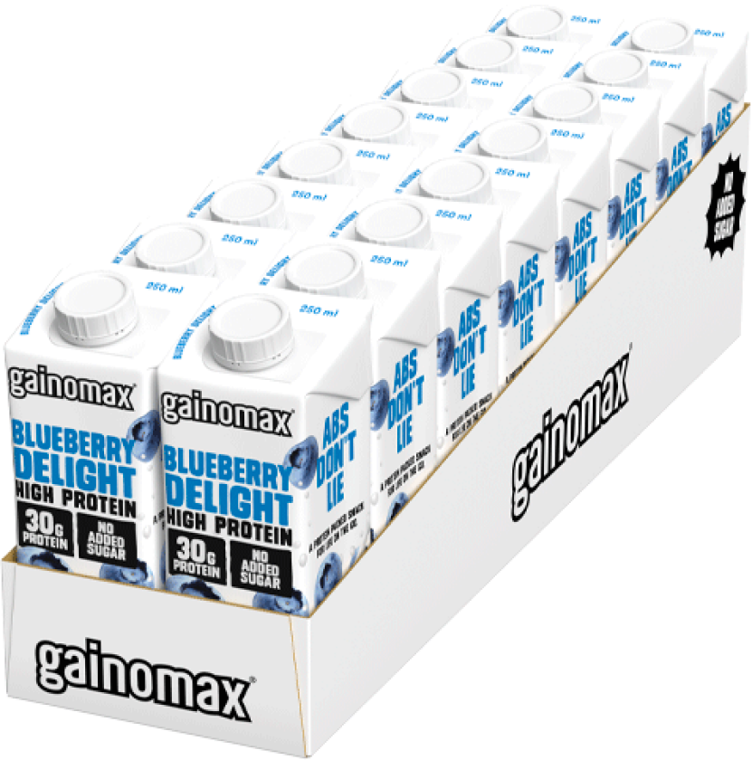 16 x High Protein Drink 250 ml Blueberry