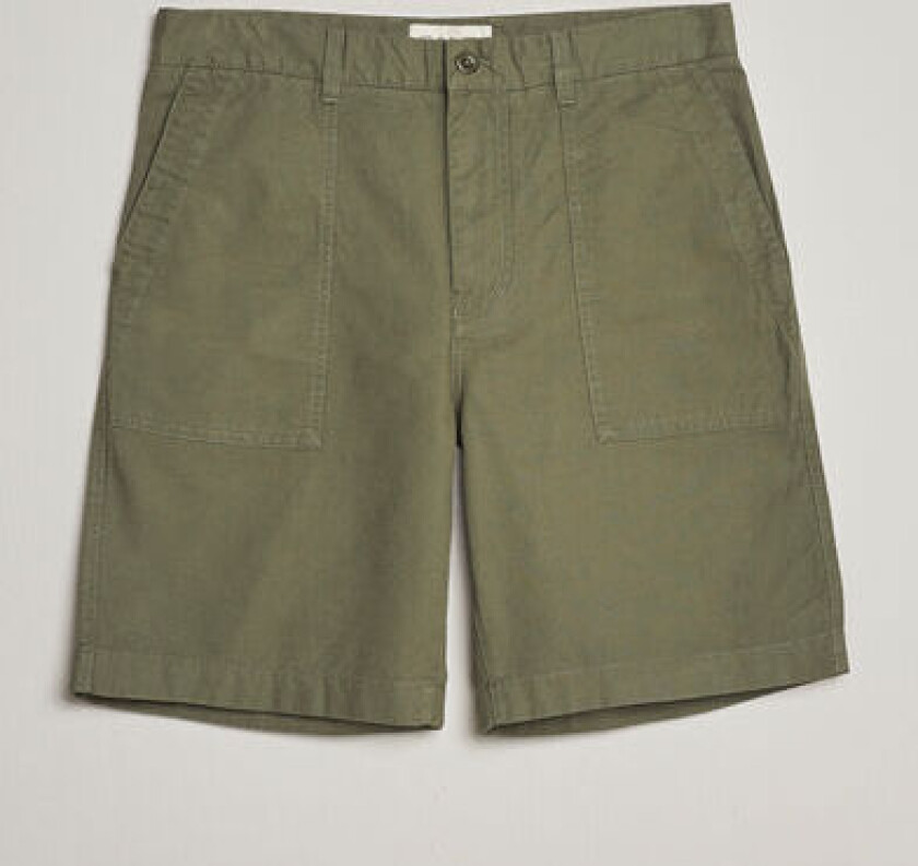 Cotton/Linen Shorts Four Leaf Clover