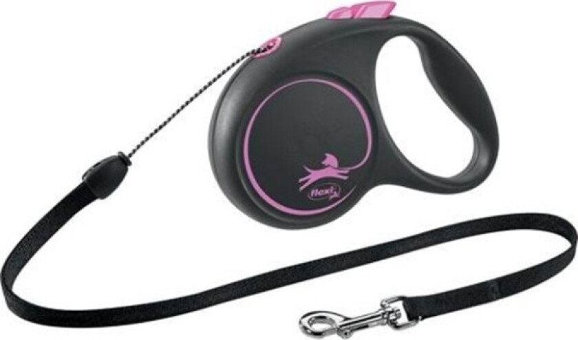 Black Design S leash 5 m 12 kg pink