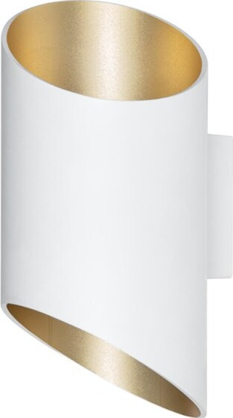 Smart+ Wifi Cylindro UpDown vegglampe, justerbar hvit, hvit