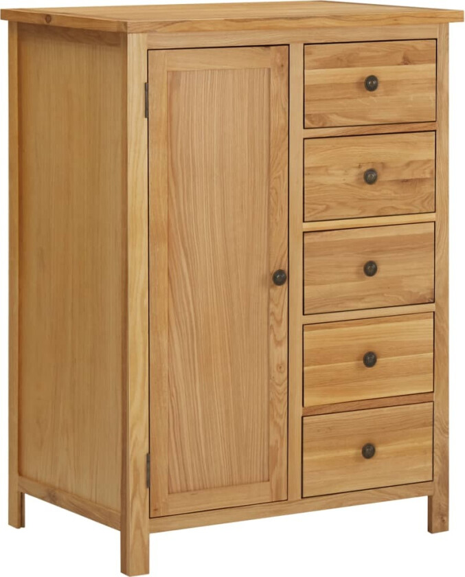 Garderobe 76x52x105 cm heltre eik