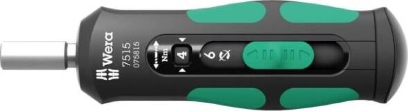 7515 Kraftform Safe-Torque Speed dreiemoment skrutrekker 2-6Nm
