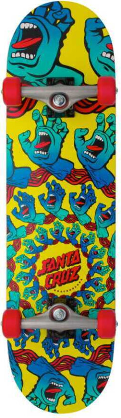 Skateboard Mandala Hand Full 8.25 x 31.5