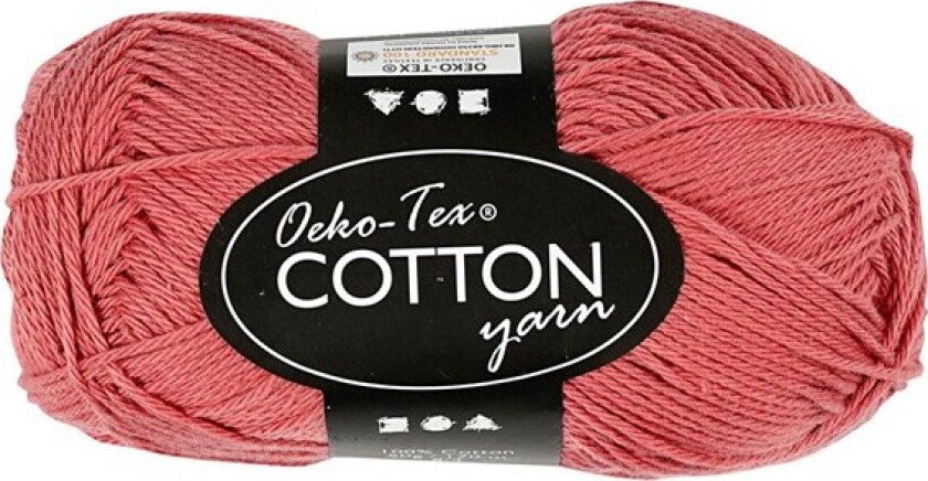 Cotton yarn Terracotta 50gr 170m