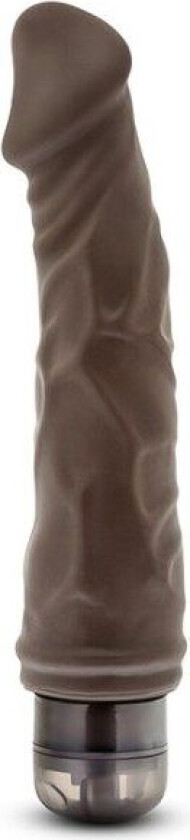 Dr. Skin Vibe 6 Chocolate 22,5cm Vibrerende dildo