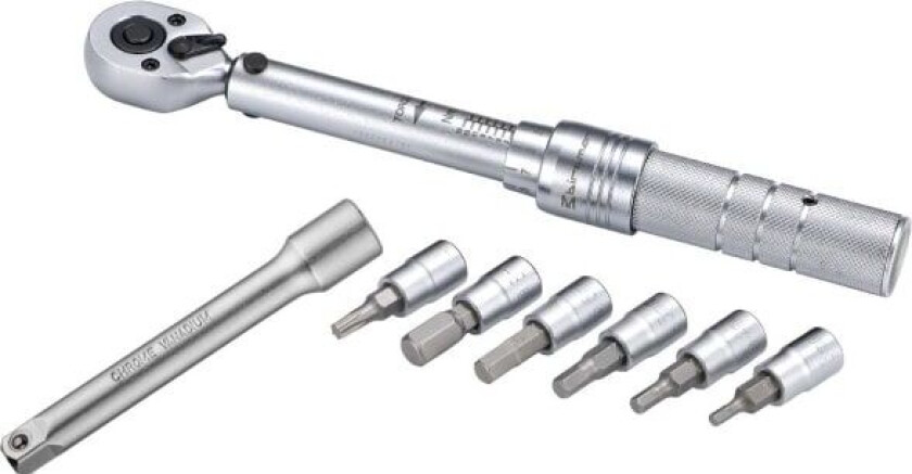 Birzman Momentnøkkelsett 3-15Nm, momentnøkkel