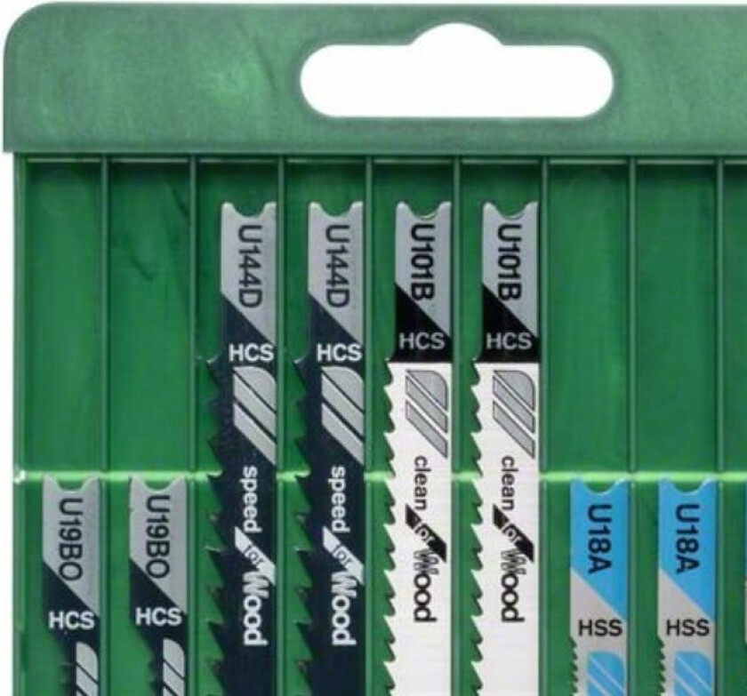 Bilde av Accessories 2609256776 10tlg. Jigsaw klinge sæt U skaft 10 stk