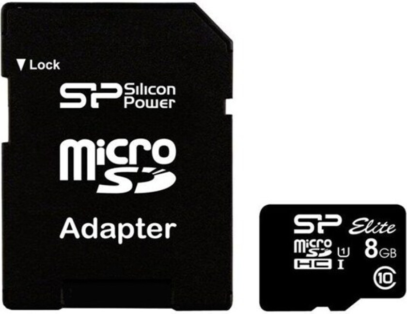 Elite - flash memory card - 8 GB - microSDHC UHS-I