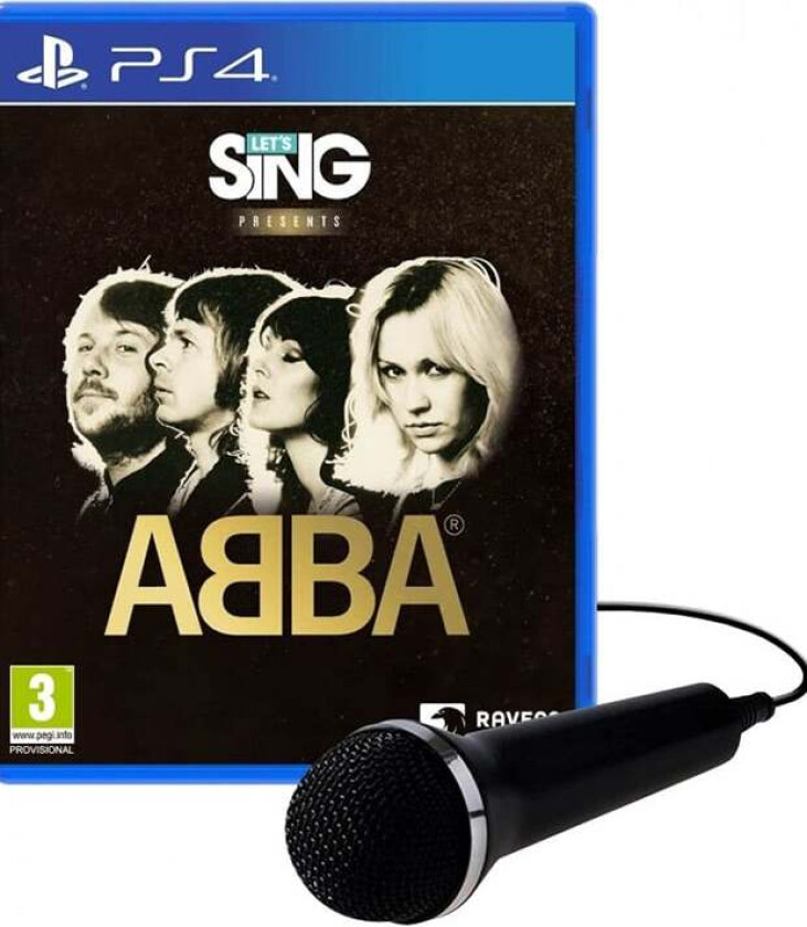Let's Sing ABBA + 1 Microphone - Sony PlayStation 4 - Musikk