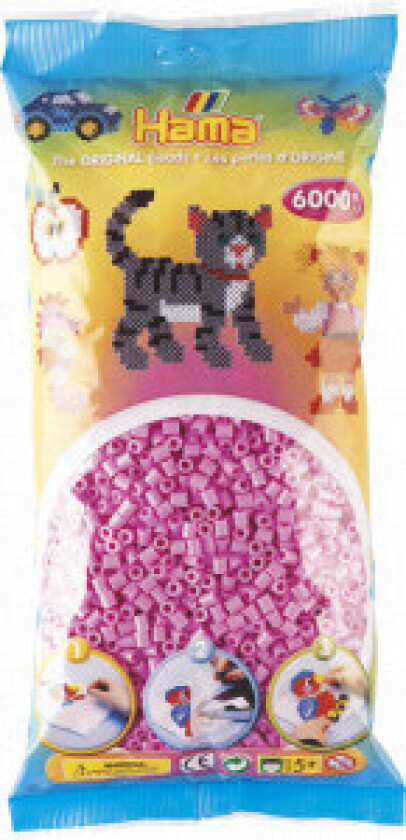 Midi Perler 205-48 Pastellrosa - 6000 stk