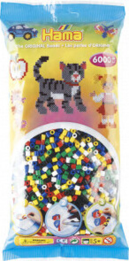 Midi-perler 205-66 Mix 66 - 6000 stk.
