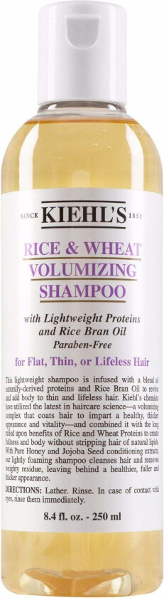 Rice & Wheat Volumizer Shampoo (Størrelse: 250 ML)