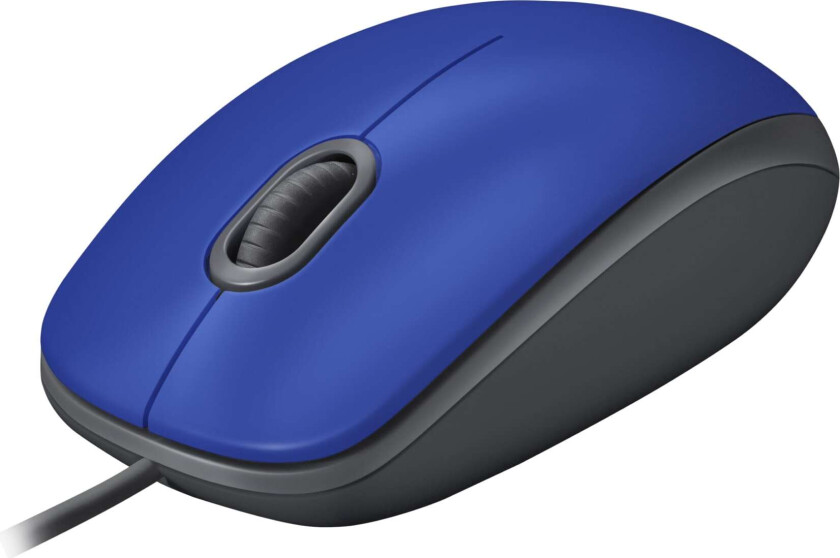 M110 Silent - mouse - USB-A - blue - Mus - Optisk - 3 knapper - Blå