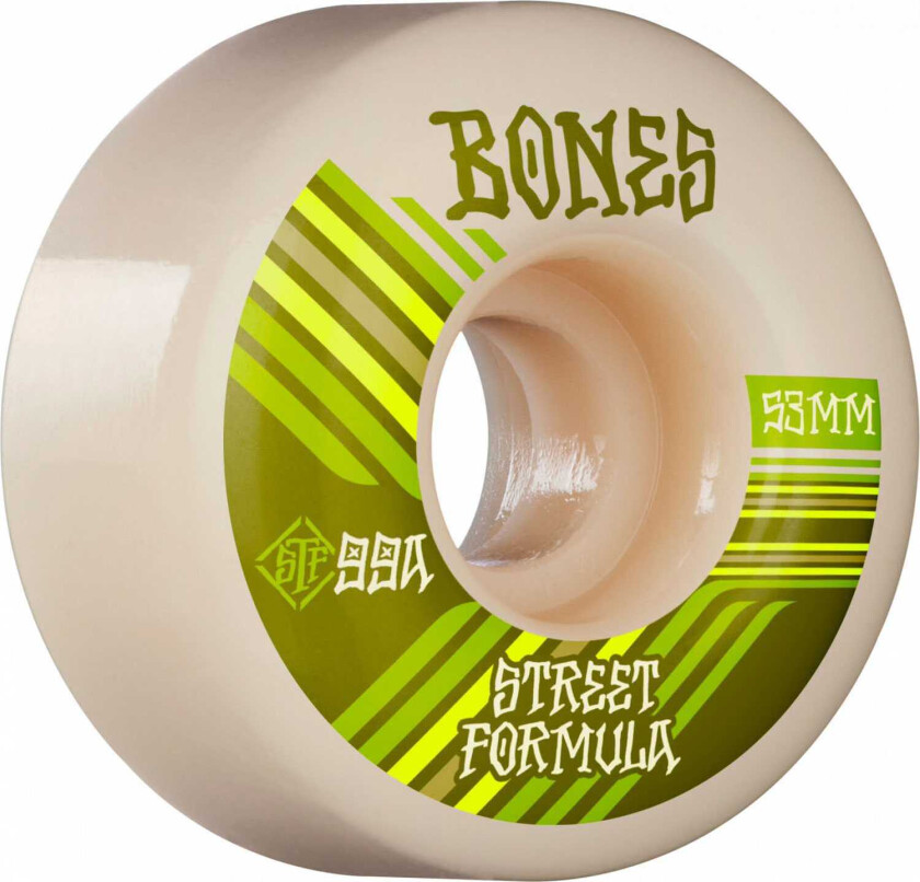 Bones Wheels STF Skateboard Hjul Retros 53mm V4 Wide 99A 4pk