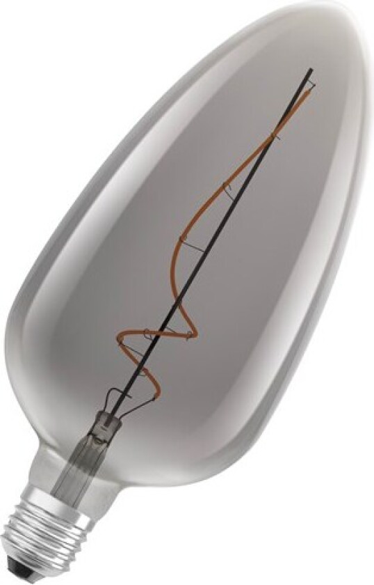 LED-lyspære Vintage 1906 Raket 4,8W/818 (15W) Smoke Dimmable E27