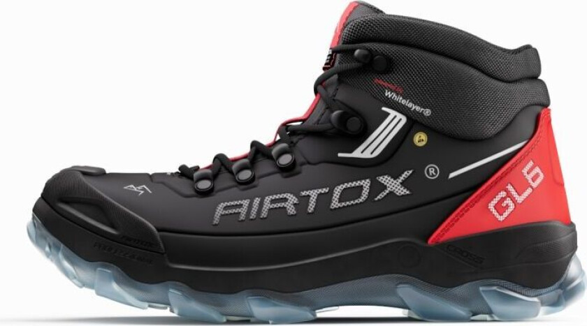 Sikkerhedsstøvlet GL6 m/sømværn sort 38