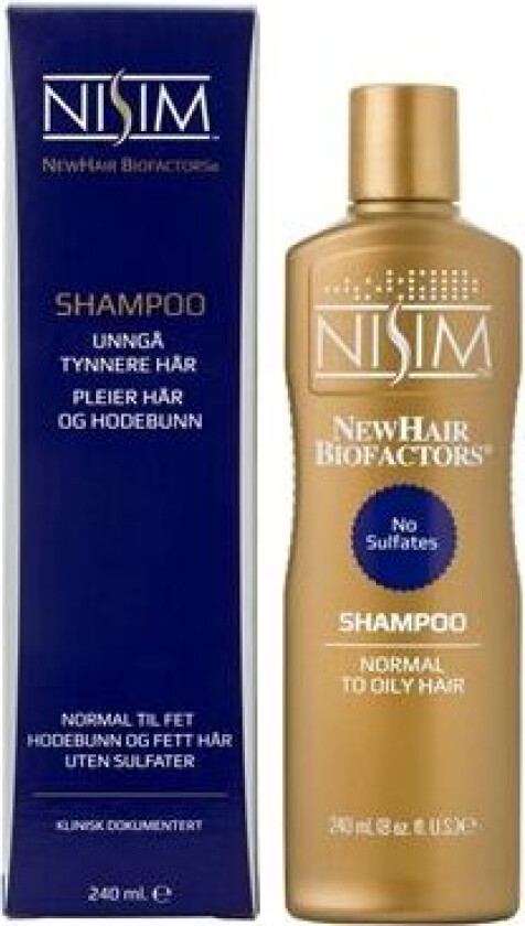 Shampoo for Normal til Fet hodebunn, 240 ml