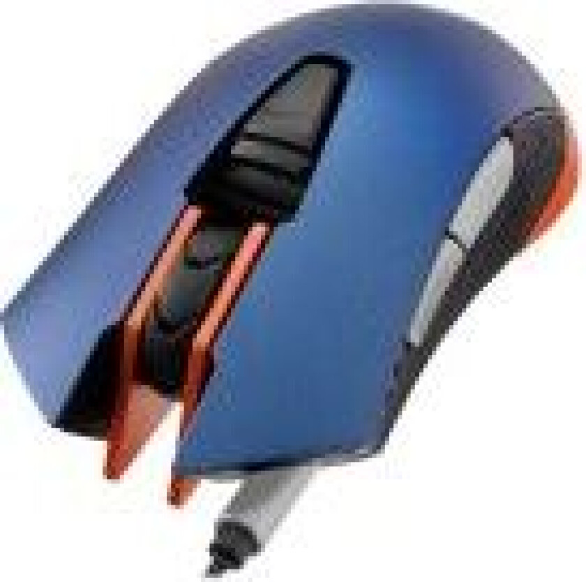 Cougar 550M - Mus - høyrehendt - optisk - 6 knapper - kablet - USB - metallic blå