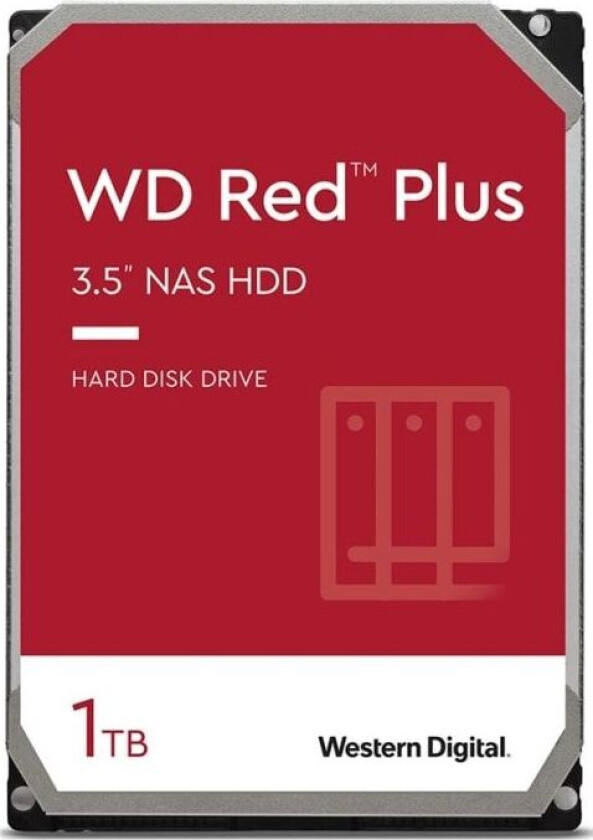 Bilde av Red Plus - 8TB - Harddisk - 80EFPX - SATA-600 - 3.5"