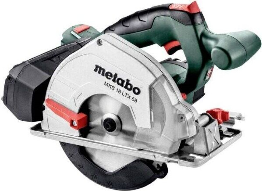 Metabo MKS 18 LTX 58 Batteridrevet, håndholdt rundsav 165 mm 18 V