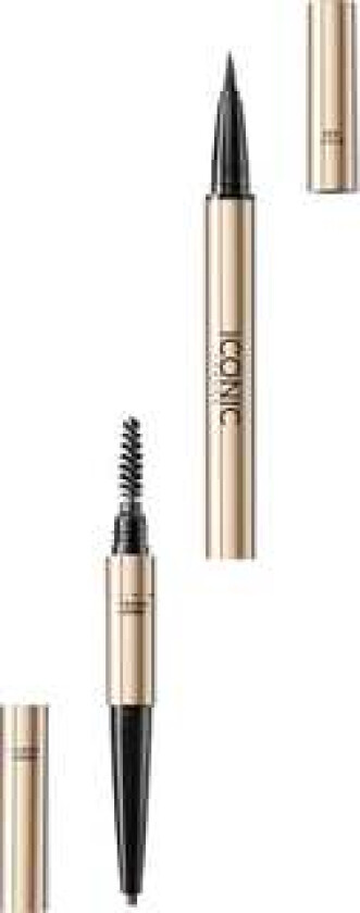 Iconic London Triple Precision Brow Definer Chestnut Brown