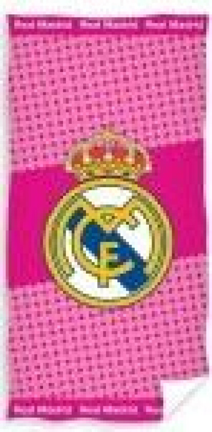 Real Madrid Pink Badehåndklæde 70 x 140 cm