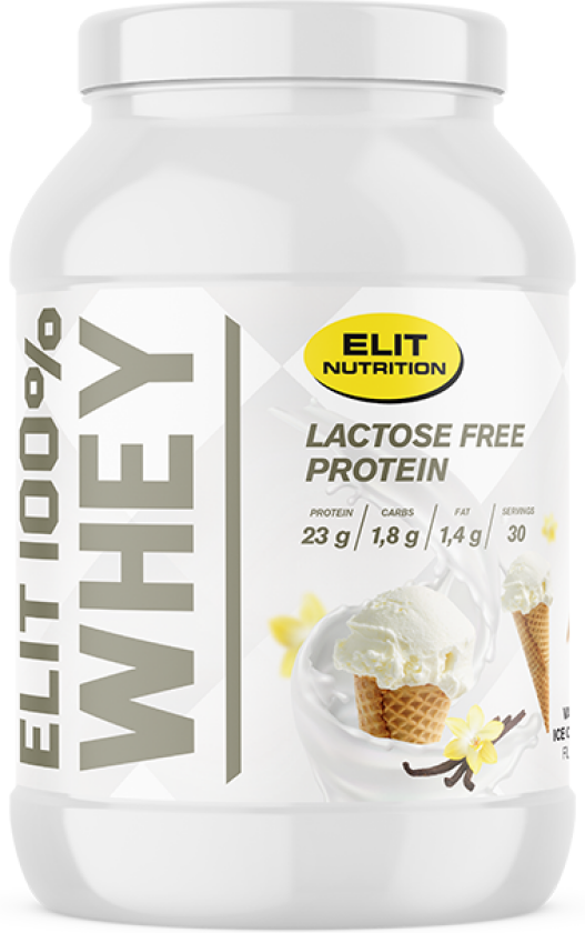 ELIT 100% Whey Lactose free, 900 g