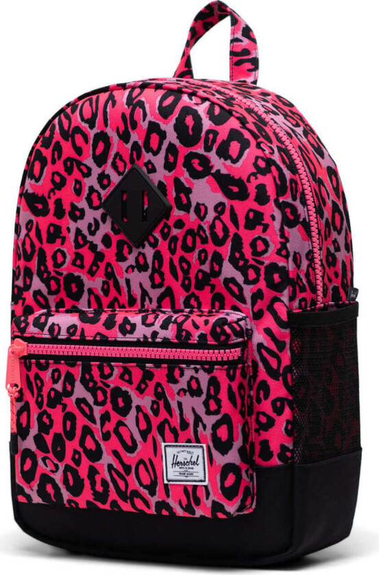 Heritage Ryggsekk Youth Cheetah Camo Neon Pink/Svart 16L