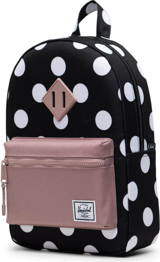 Heritage Ryggsekk Youth Polka Dot Svart And Hvit/Ash Rose 9L