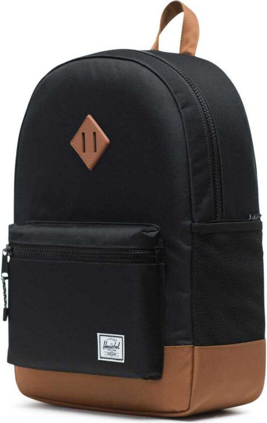 Heritage Ryggsekk Youth Svart/Saddle Brown 20L