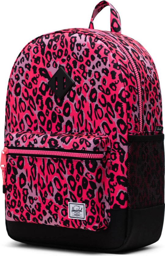 Heritage Ryggsekk Youth Cheetah Camo Neon Pink/Svart 20L