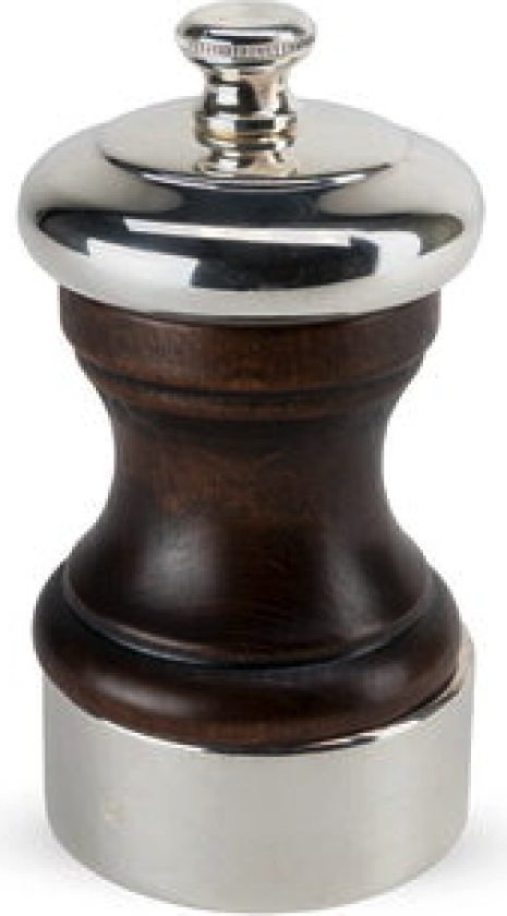 Pepper mill Palace 10 cm Choco/silver Beech/Silver-plated metal