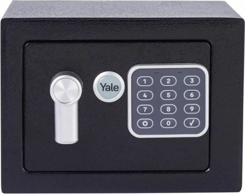 Bilde av Safe Box with Electronic Lock Yale Black 3,8 L 17 x 23 x 17 cm Stainless steel Steel