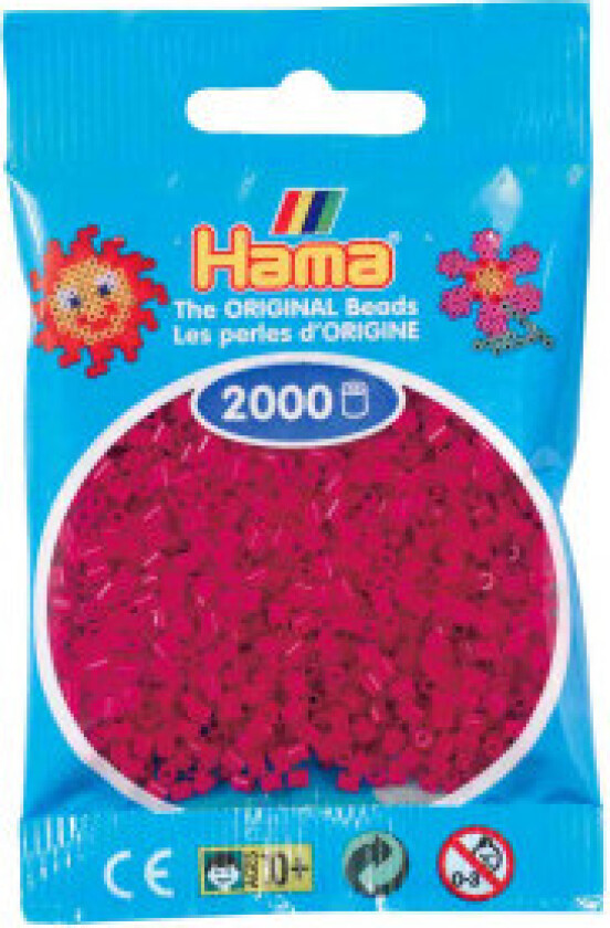 Mini Beads 501-29 Vinrød - 2000 stk.