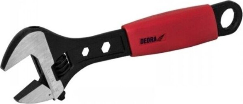 Adjustable wrench 150mm rubberized handle (12B215)