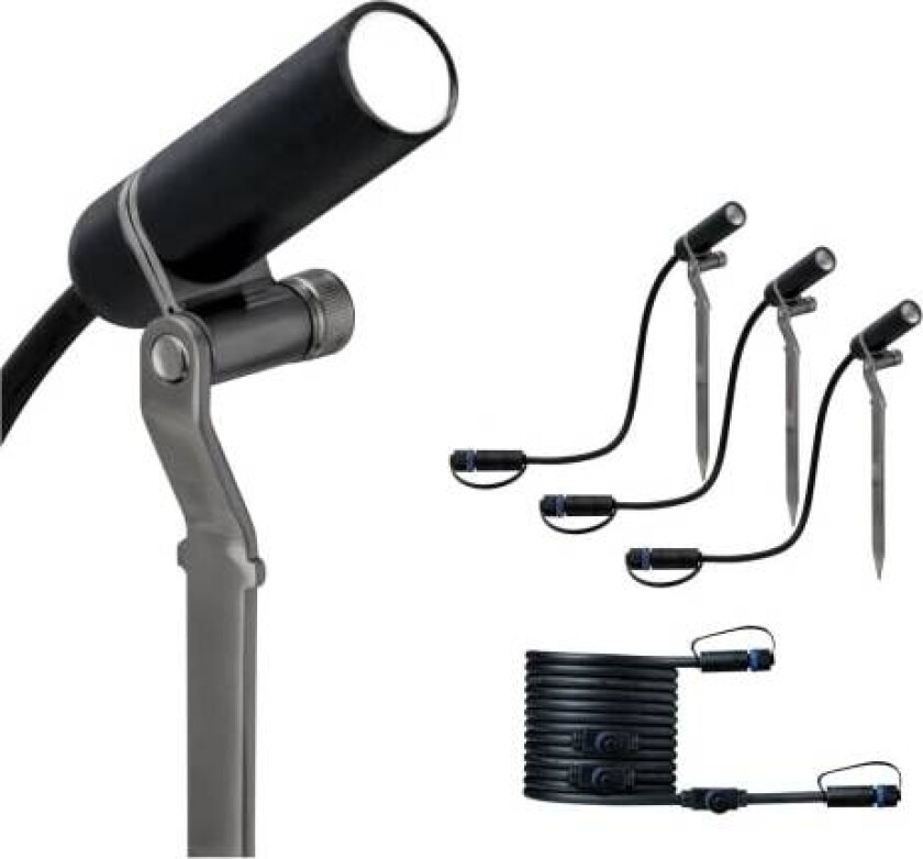 941.56, Utendørs bakkebelysning, Antrasitt, Aluminium, IP44, Hage, III