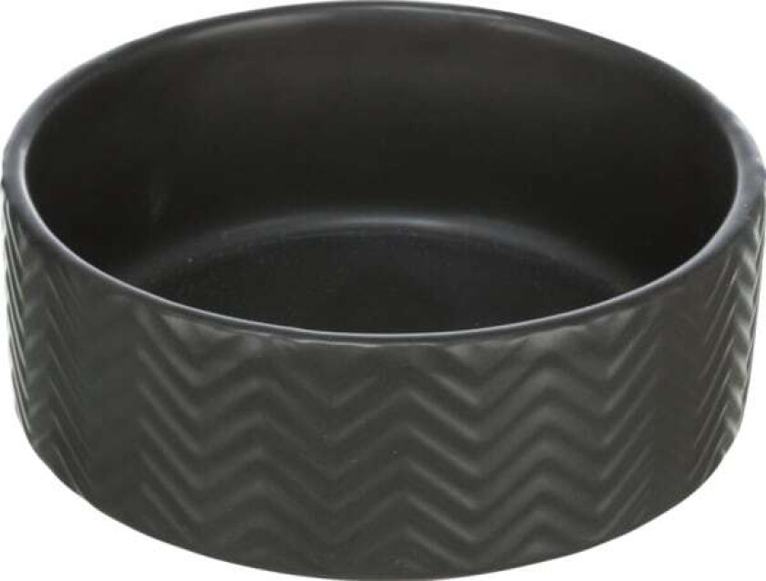 Bilde av Ceramic Bowl dog 0.4 l/ø 13 cm black