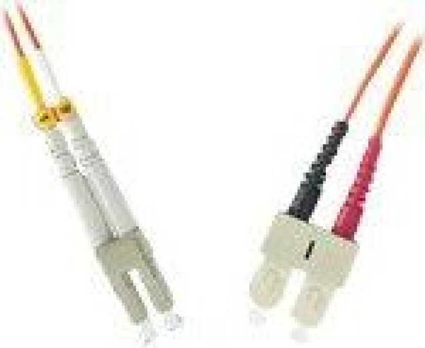 MicroConnect - Nettverkskabel - LC/PC multimodus (hann) til SC/PC multimodus (hann) - 5 m. - fiberoptikk - 50 / 125 my - OM3