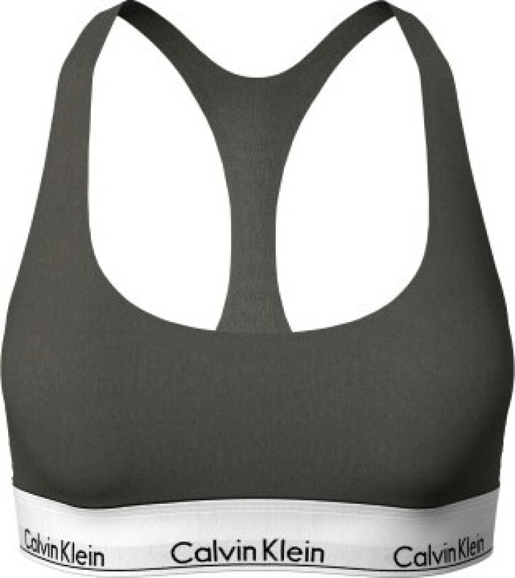 BH Modern Cotton Bralette Unlined Oliven Large Dame