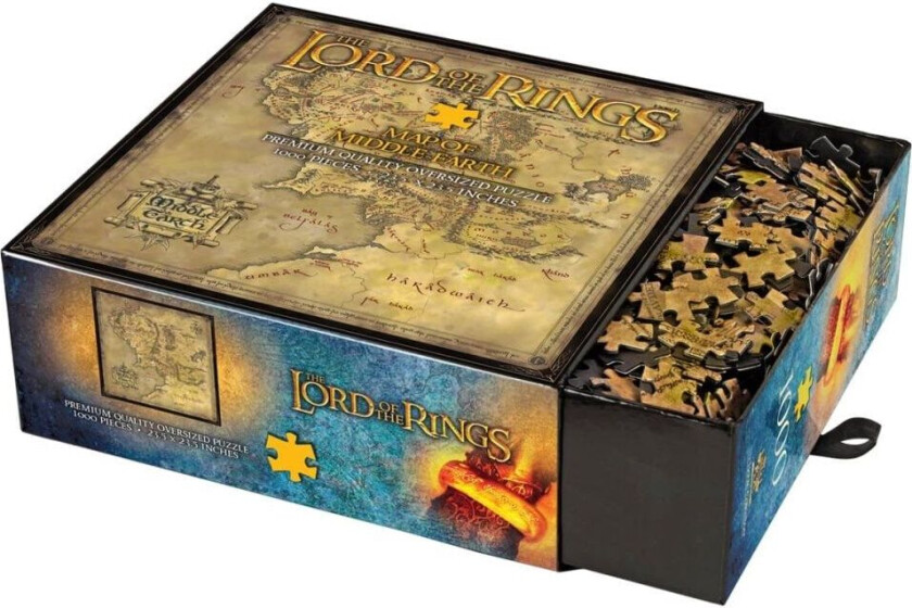 The Lord of the Rings: Map of Middle-Earth Gulv