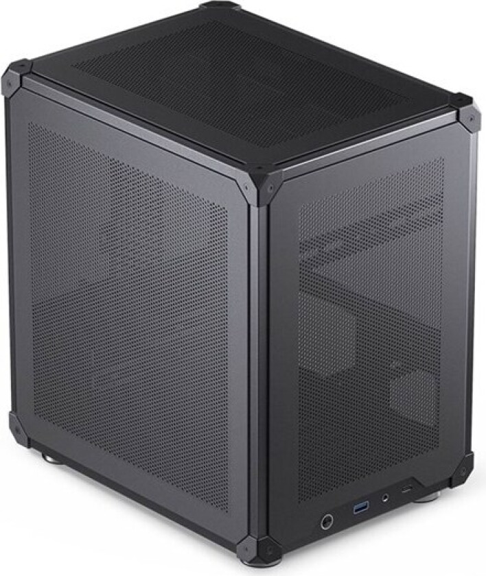 C6 - Black - Kabinett - Minitower - Svart