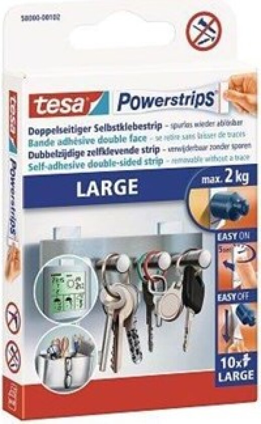 Powerstrips Large max. 2 kg 10 Strips Large