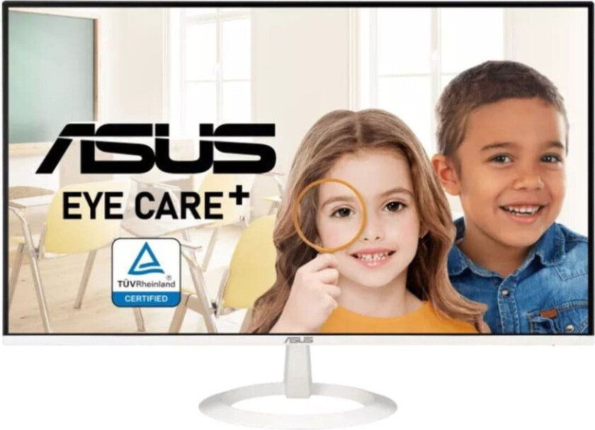 27" ASUS VZ27EHF-W - 1920x1080 - 100Hz - IPS - 1 ms - Skjerm