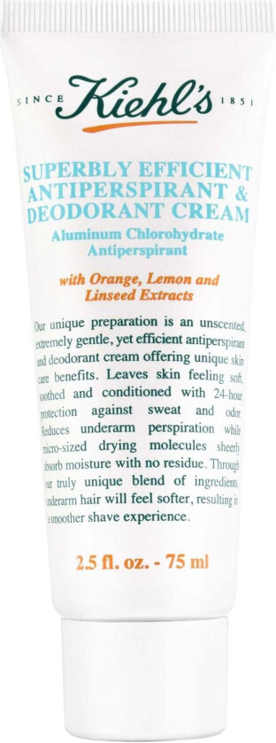 Superbly Efficient Anti-Perspirant and Deo Cream 75 ml