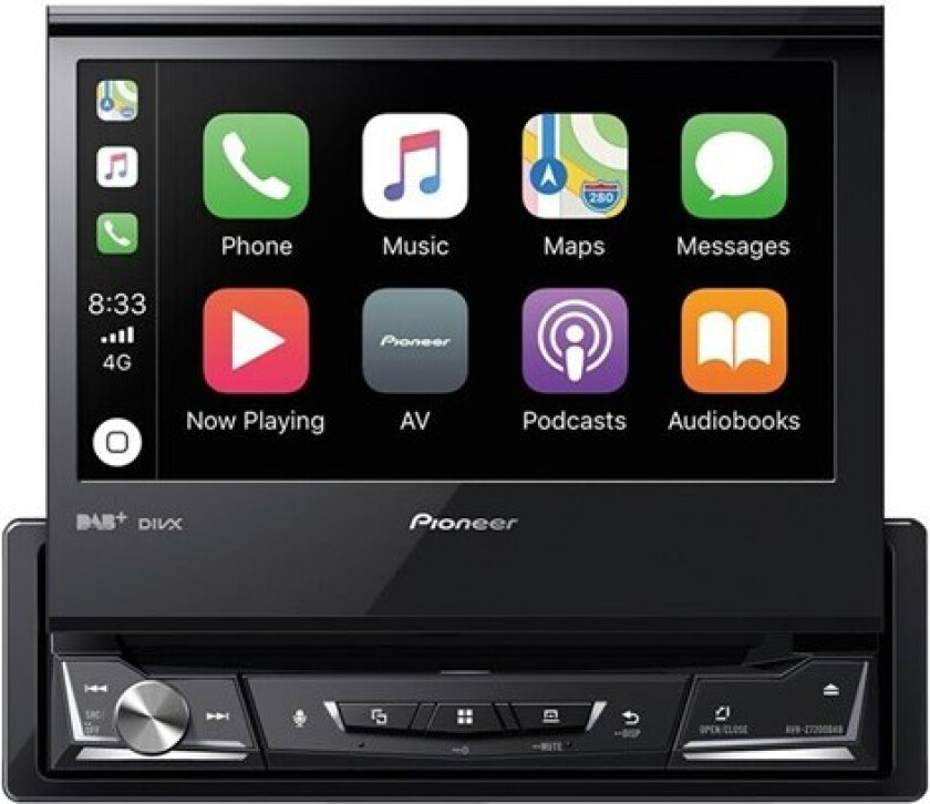 AVH-Z7200DAB - DVD-receiver - display - 7 - berøringsskjerm - enhet i instrumentbordet - Enkelt-DIN - 50 watt x 4